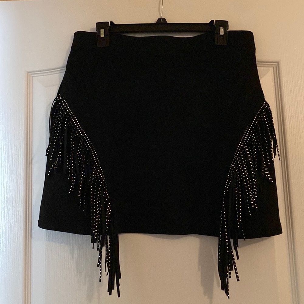 SHEIN skirt with fringe